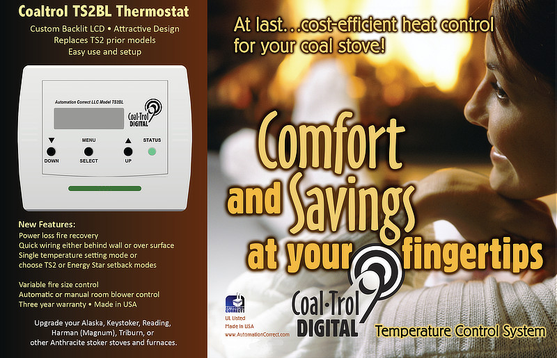 Comfort and Savings at your fingertips - Coal-trol Digital Temperature Control System